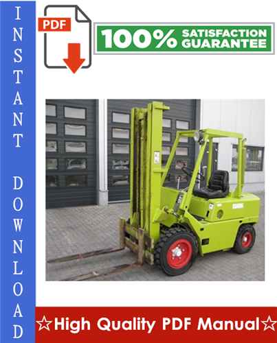 Product picture Clark C500-Y180, C500-Y200S, C500-Y225S, C500-Y225L, C500-Y250S, C500-Y250L, C500-Y300S, C500-Y300L, C500-Y350, C500-Y165M, C500-Y200M Forklift Trucks Workshop Service Repair Manual