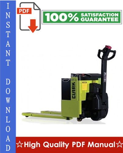 Product picture Clark EWP45 Forklift Workshop Service Repair Manual