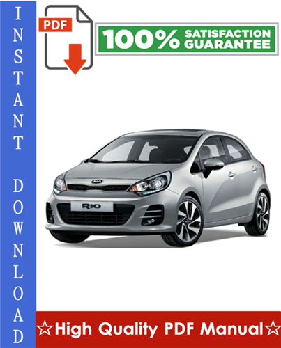 Product picture Kia Rio Workshop Service Repair Manual 2006-2008 Download