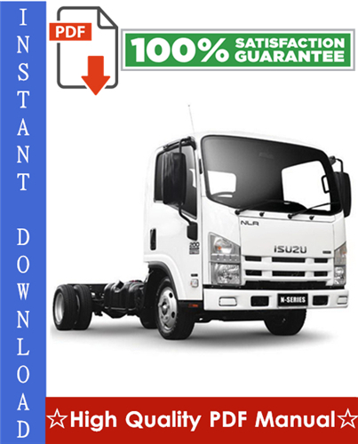 Product picture Isuzu N Series Truck Workshop Service Repair Manual