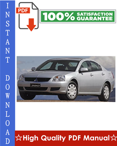 Product picture Mitsubishi 380 Workshop Service Repair Manual 2005-2009 Download
