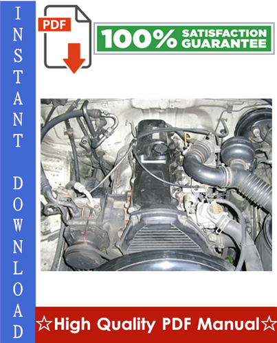 Product picture Toyota L, 2L, 2L-T Engine Workshop Service Repair Manual