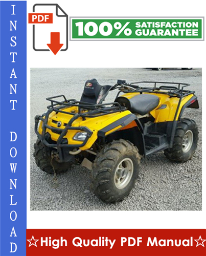 Product picture 2006 Bombardier Outlander & Out-Lander Max Series ATV Workshop Service Repair Manual