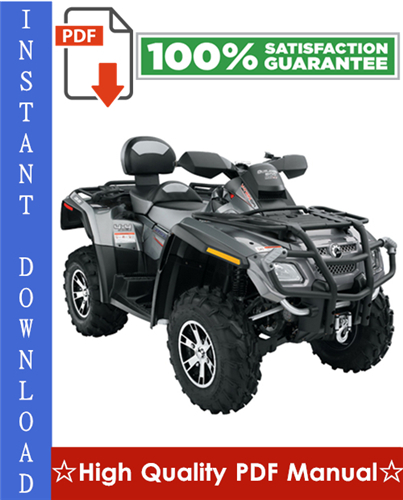 Product picture 2009 Can-Am Outlander 500 / 650 / 800 Series, Renegade 500 / 800 Series ATV Workshop Service Repair Manual