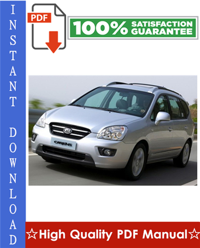 Product picture 2006 Kia Carens Workshop Service Repair Manual
