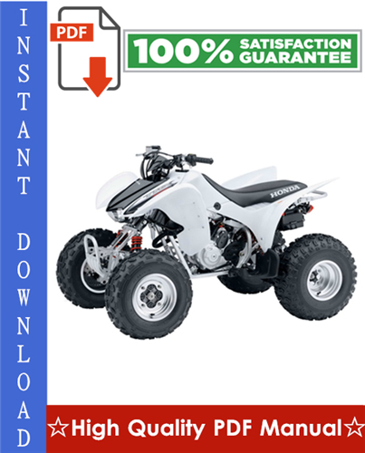 Product picture Honda TRX300EX Workshop Service Repair Manual 1993-2000 Download