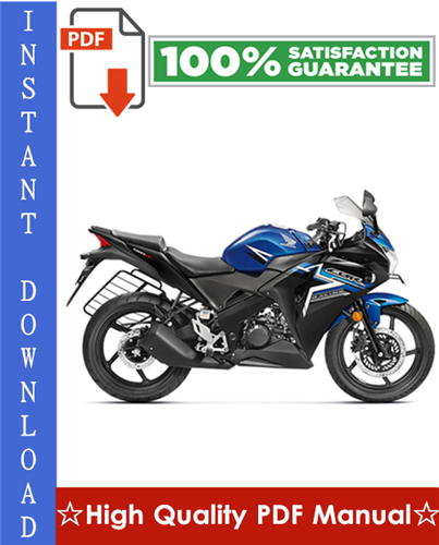 Product picture Honda CBR150R Motorcycle Workshop Service Repair Manual 2002-2003 Download