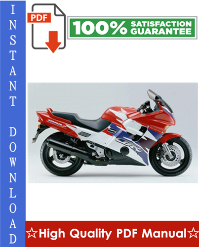 Product picture Honda CBR1000F Motorcycle Workshop Service Repair Manual 1992-1995 Download