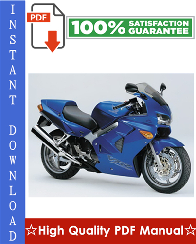 Product picture Honda VFR800FI Interceptor Workshop Service Repair Manual 1998-2001 Download